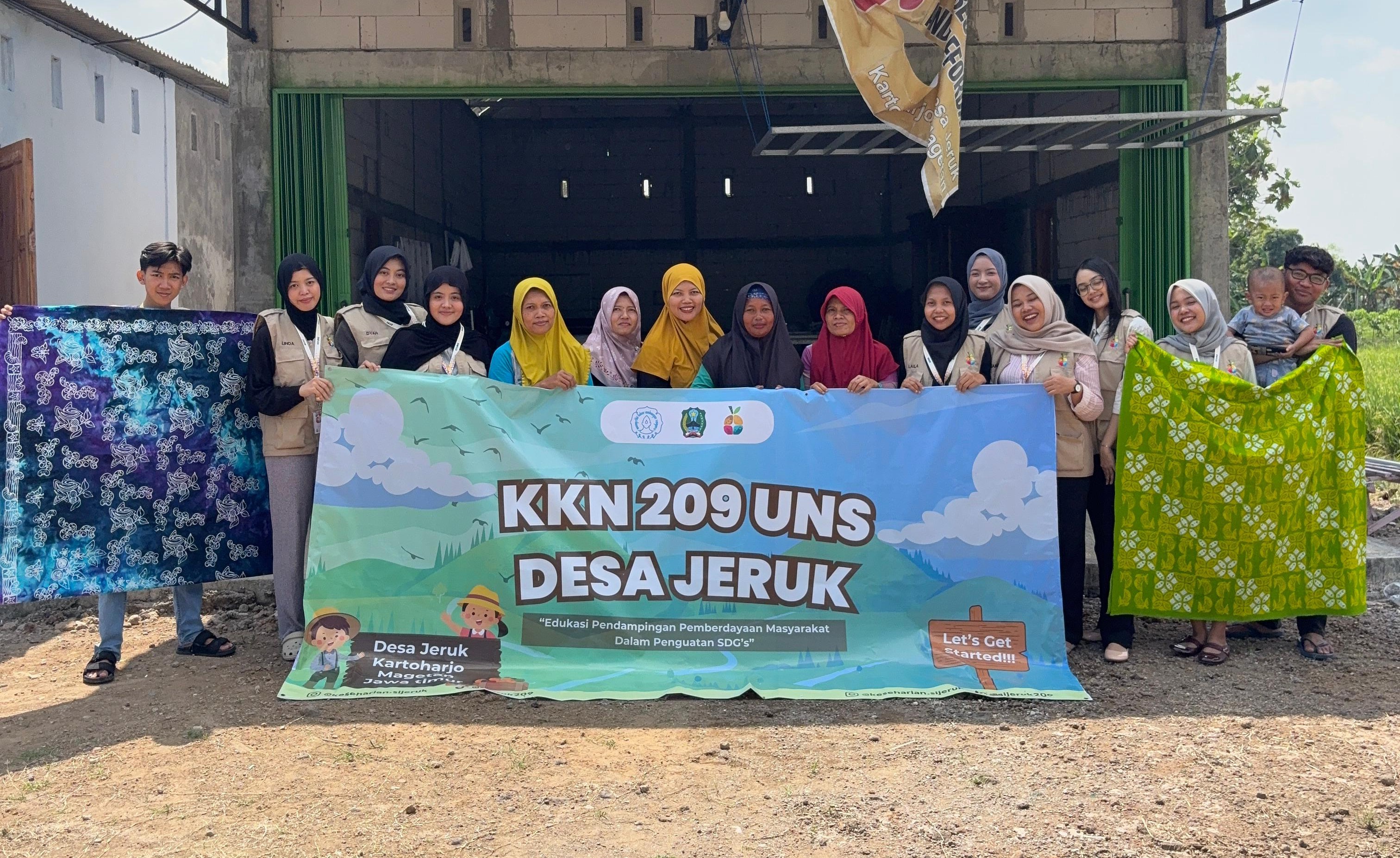 BATIK BONJER GO DIGITAL: KKN UNS KELOMPOK 209 SUKSES GENCARKAN DIGITALISASI UMKM KHAS MAGETAN